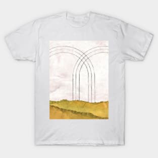 Abstract landscape and arch T-Shirt